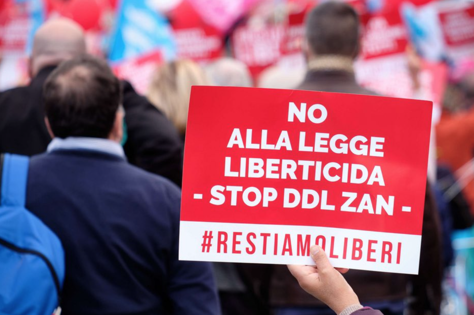 DDL ZAN. Pro Vita & Famiglia: «Il 27 ottobre davanti al Senato per opporci ad una legge pericolosa e liberticida!» 1